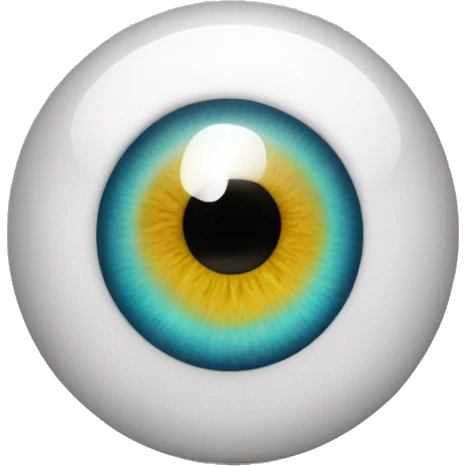 eye ball with rings around it emoji