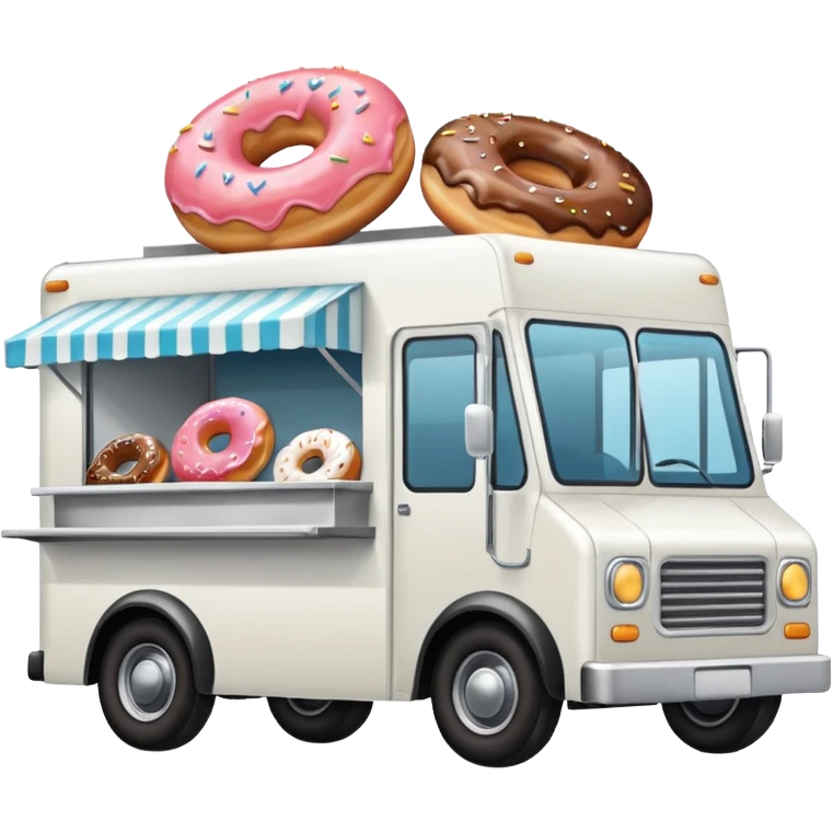 basic donut truck emoji