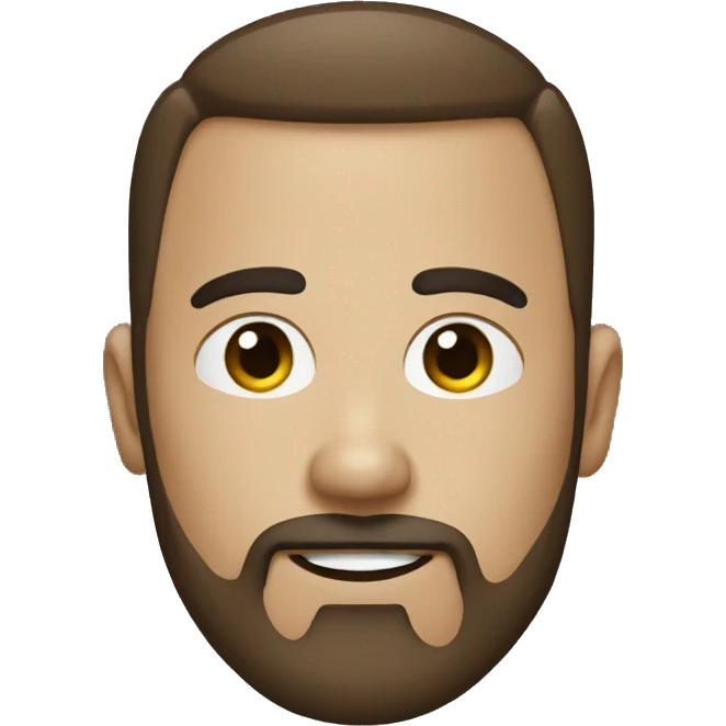brunette piano goatee emoji