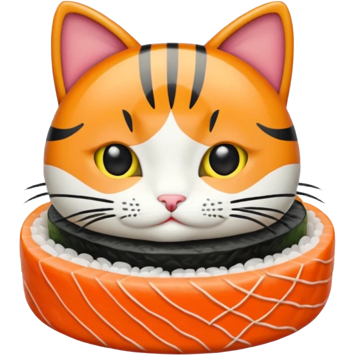Sushi cat emoji