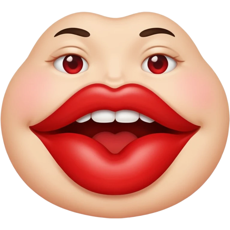 sexy lip bite emoji
