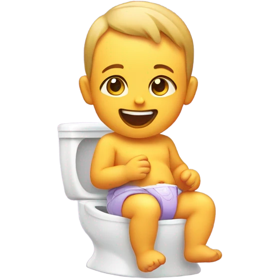 Happy poopy time emoji