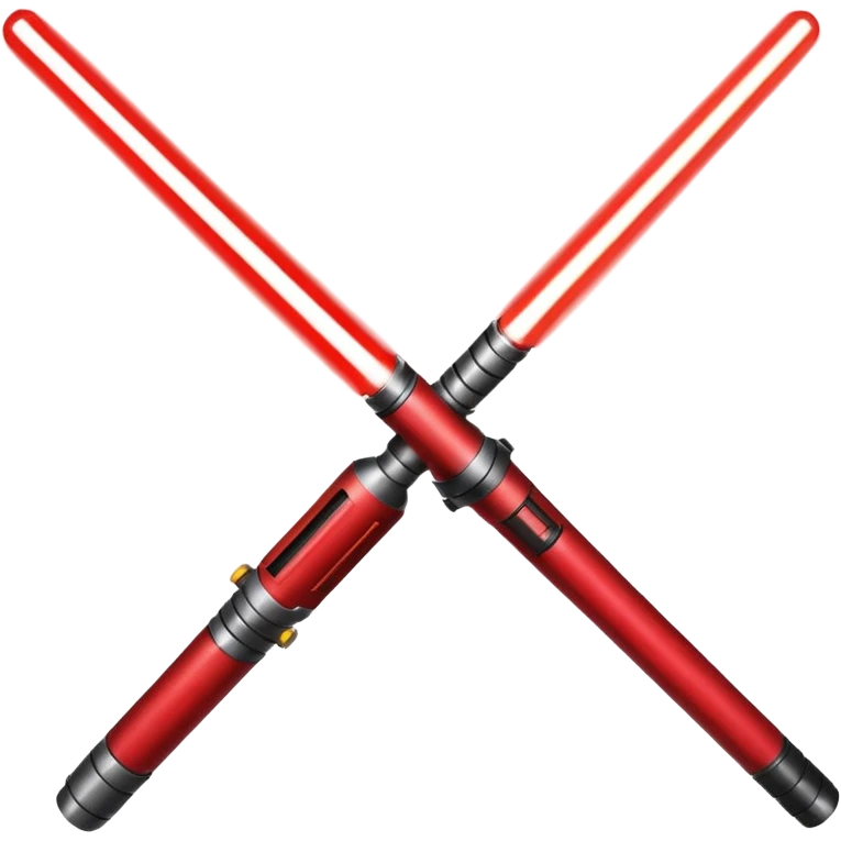 Red lightsaber emoji