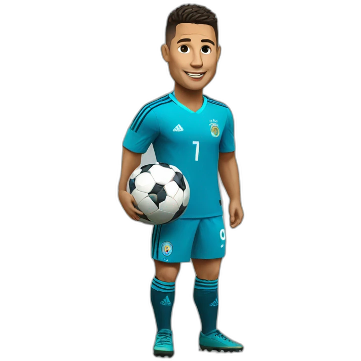 Un ours sur ronaldo emoji