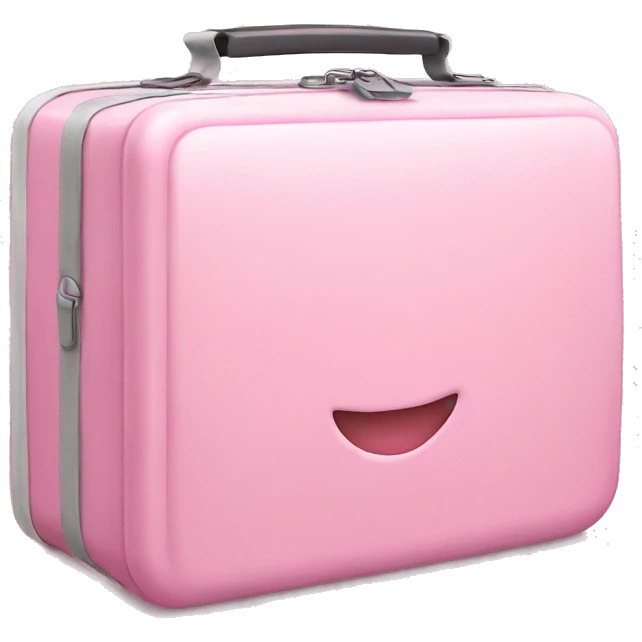 Light pink lunchbox  emoji
