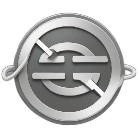 gray tether coin retro emoji