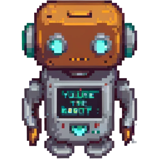 Captcha asking if YOU'RE the robot emoji