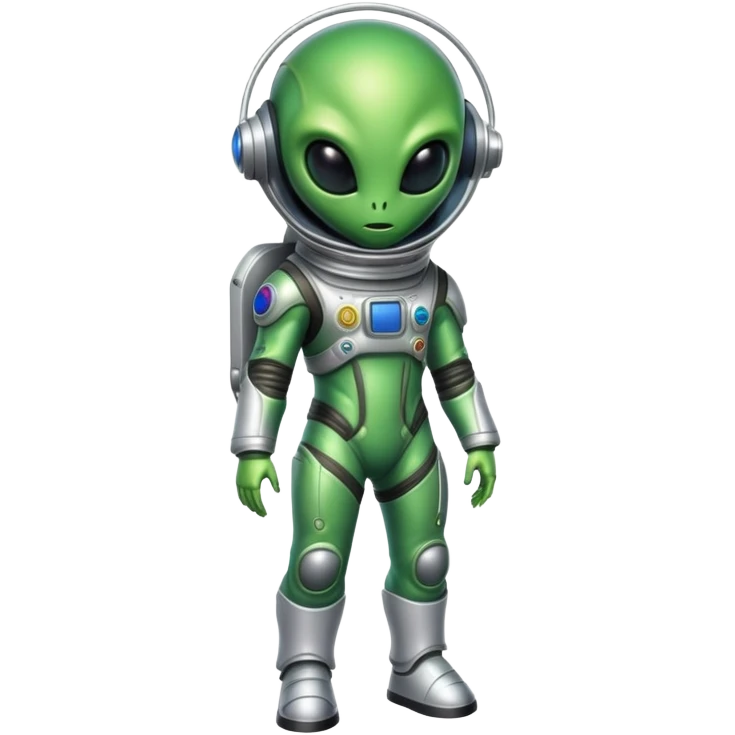 alien wearing a space suit emoji