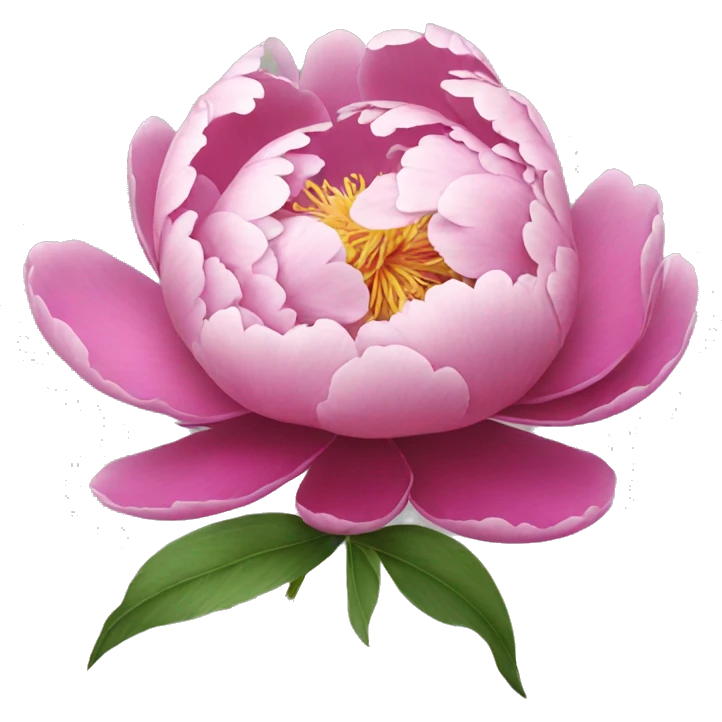 Peony emoji
