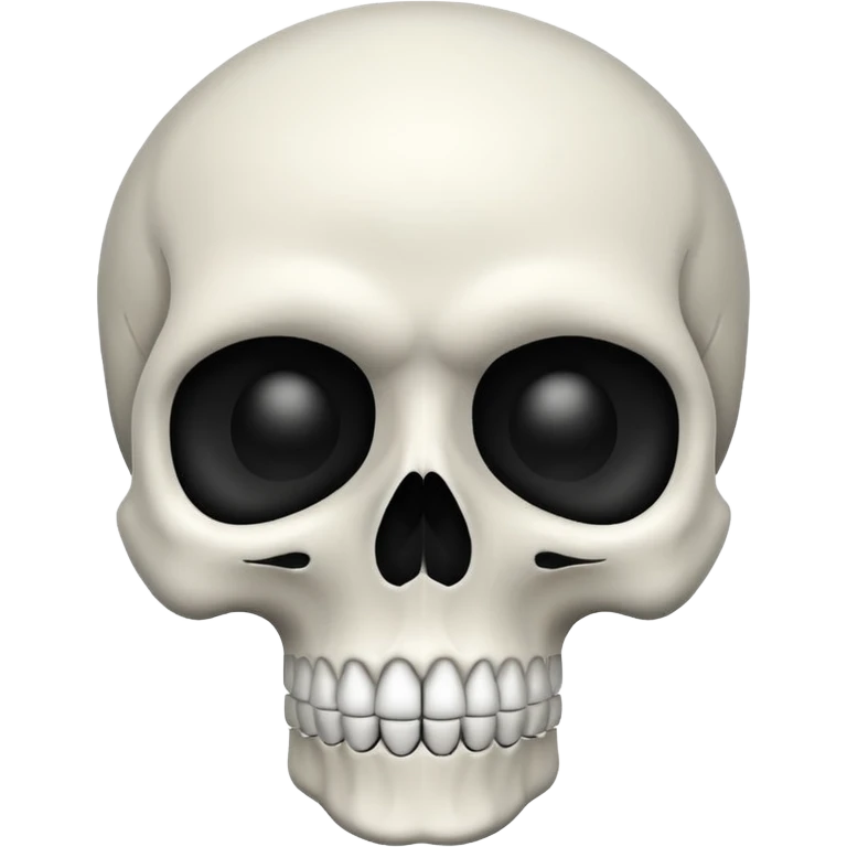 Skull With outline emoji