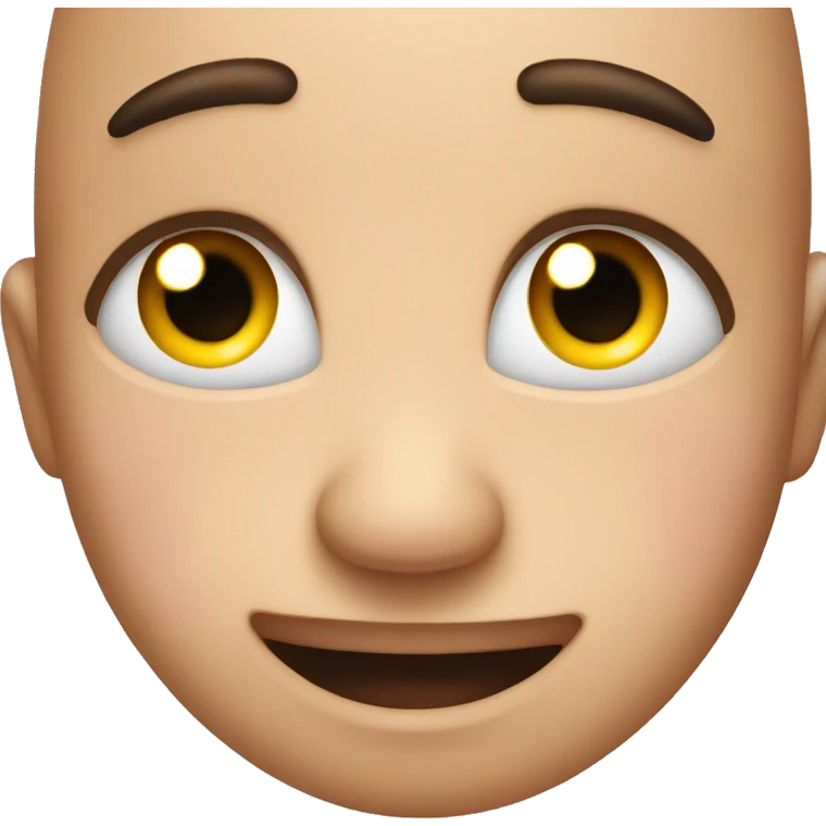 Cute emoji that blush and blinks with eyelashes emoji