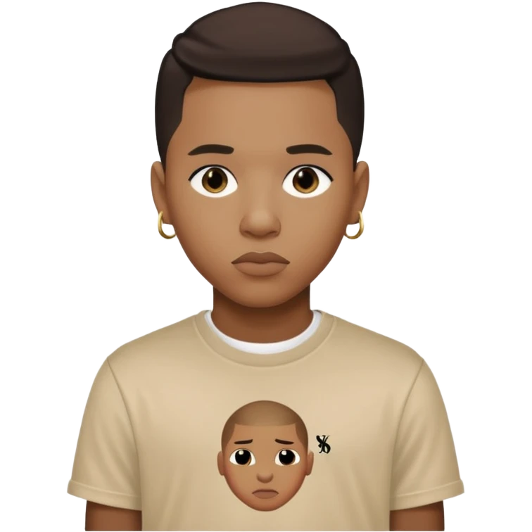 future rapper wearing t shirt that says YSL emoji
