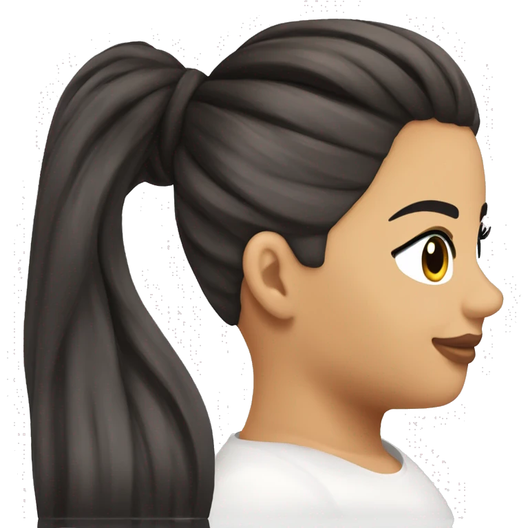 demi-rose-mawby-Ponytail hair emoji
