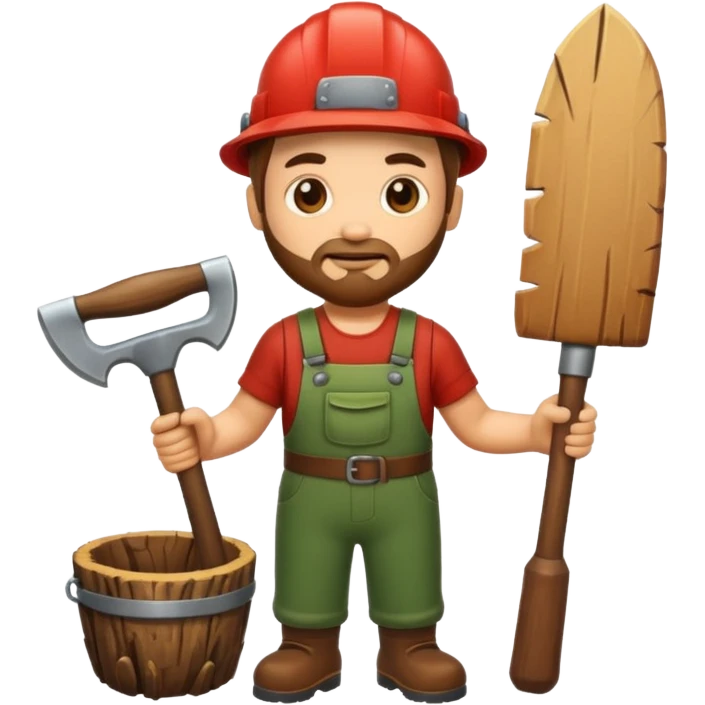 woodcutter emoji
