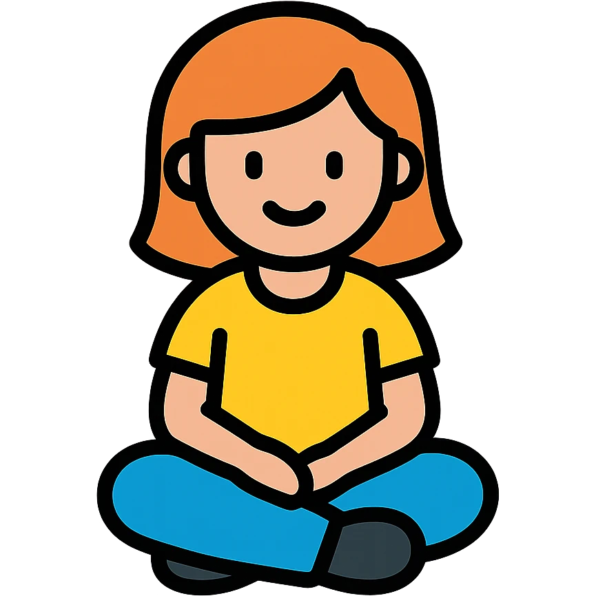 girl sitting down emoji