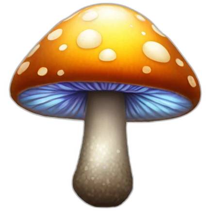disco ball mushroom emoji