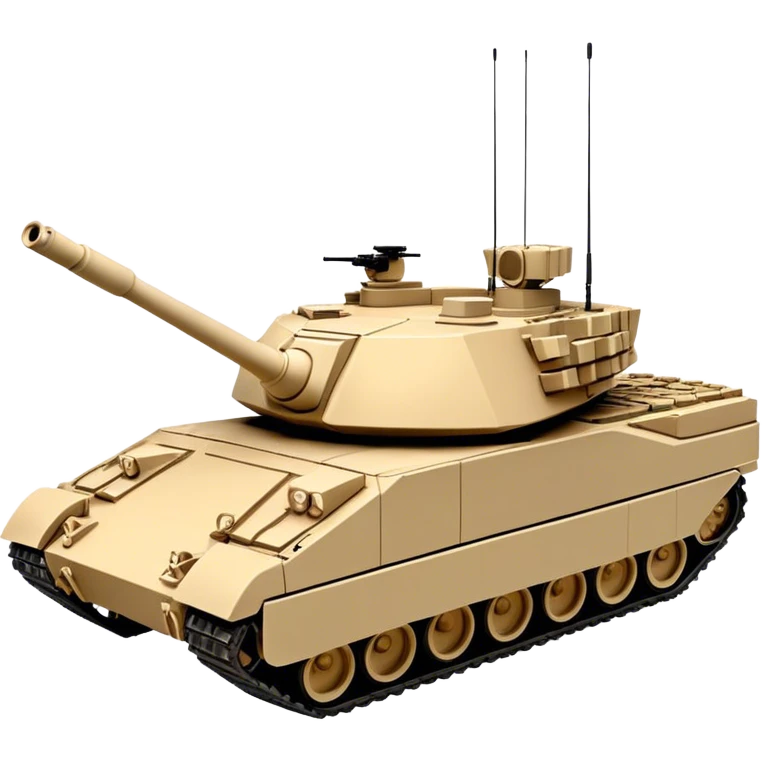 M1 Abrams Tank (sand colour) emoji