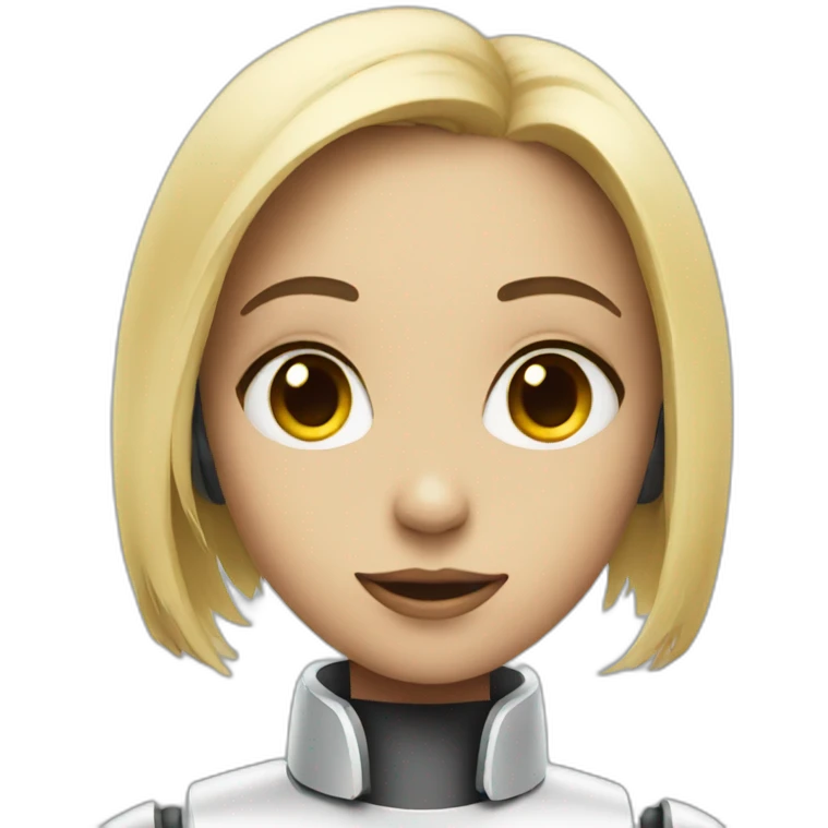 robot girl  emoji