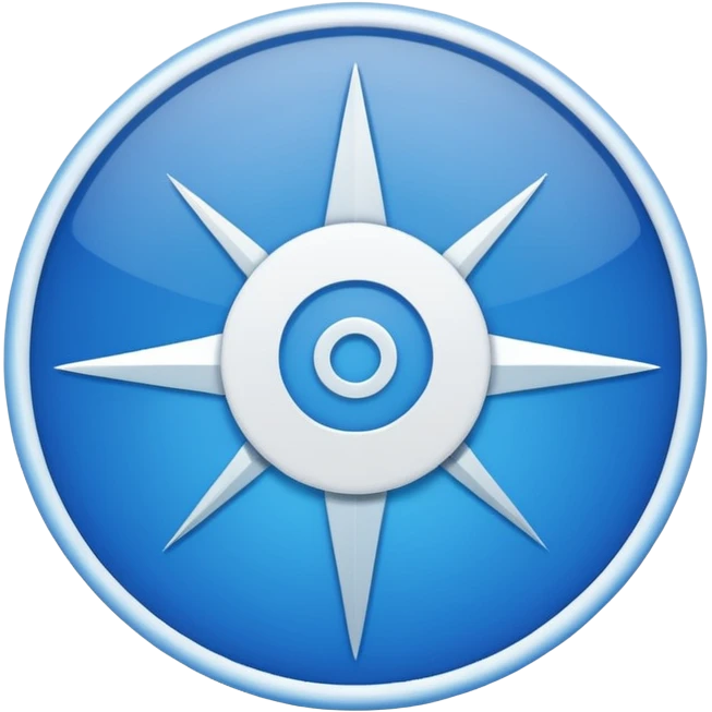 Verificación Azul lines del centro blancas emoji