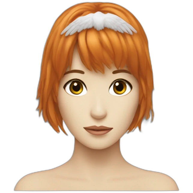 Mylène Farmer angel wings emoji