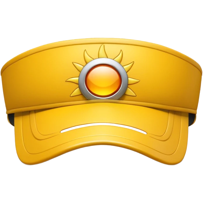 Sun Visor,yellow emoji