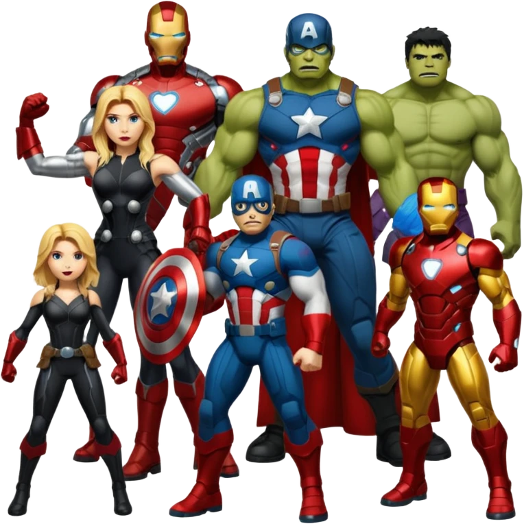 Avengers lineup emoji