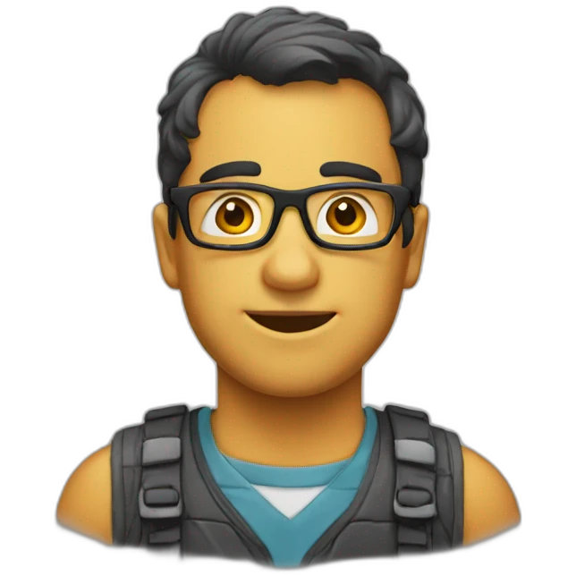 Nerd geek emoji