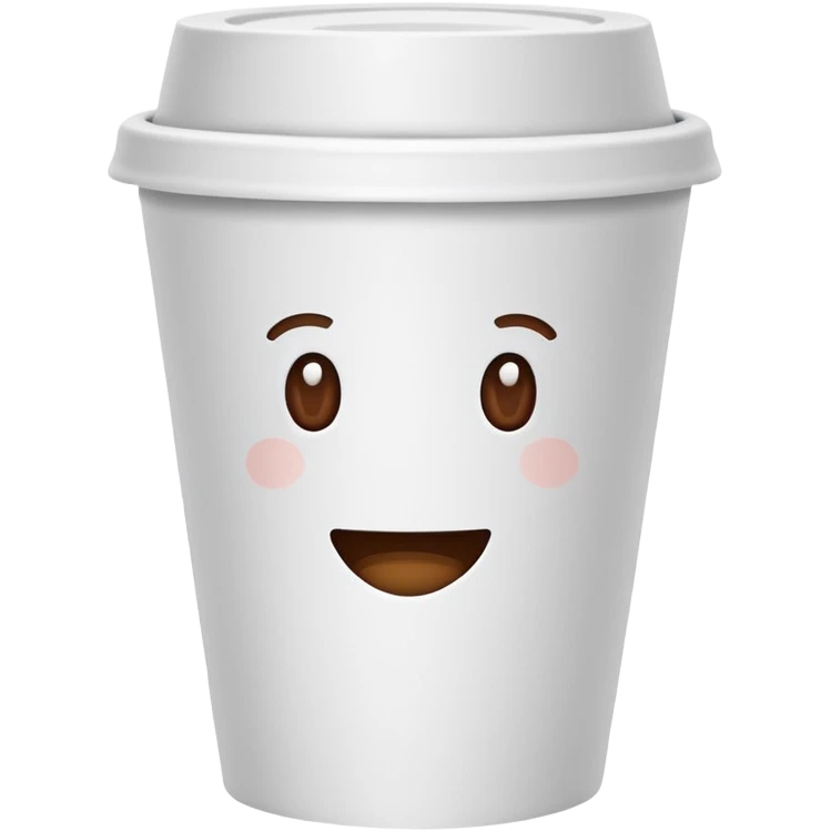 Coffee paper cup emoji