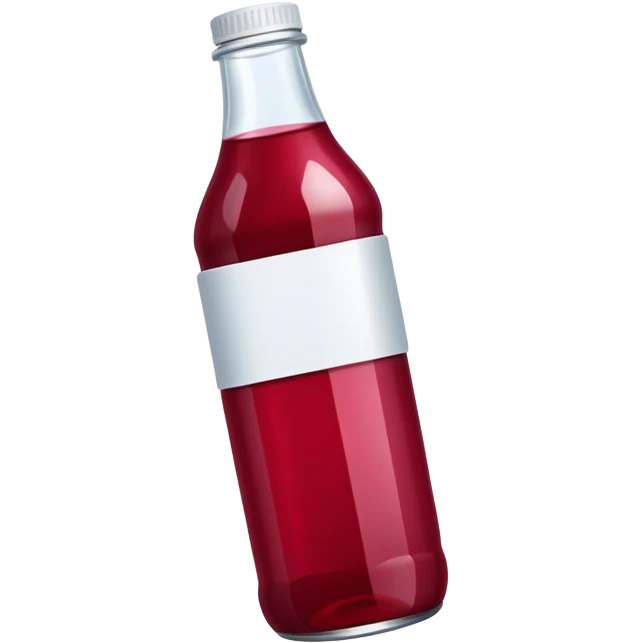 Bottle cranberry juice emoji
