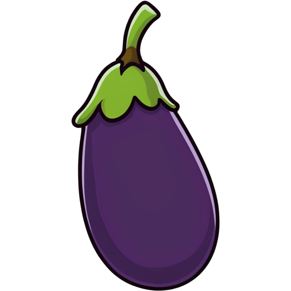 Eggplant leaking juice  emoji