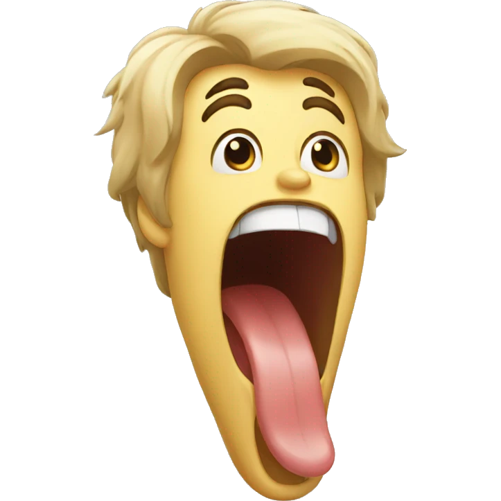 Yawn emoji
