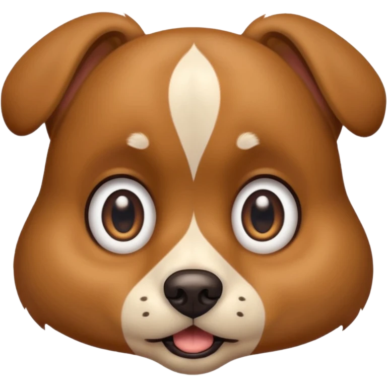 surprised dog face emoji