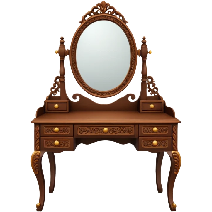 an old fashioned simple dressing table emoji