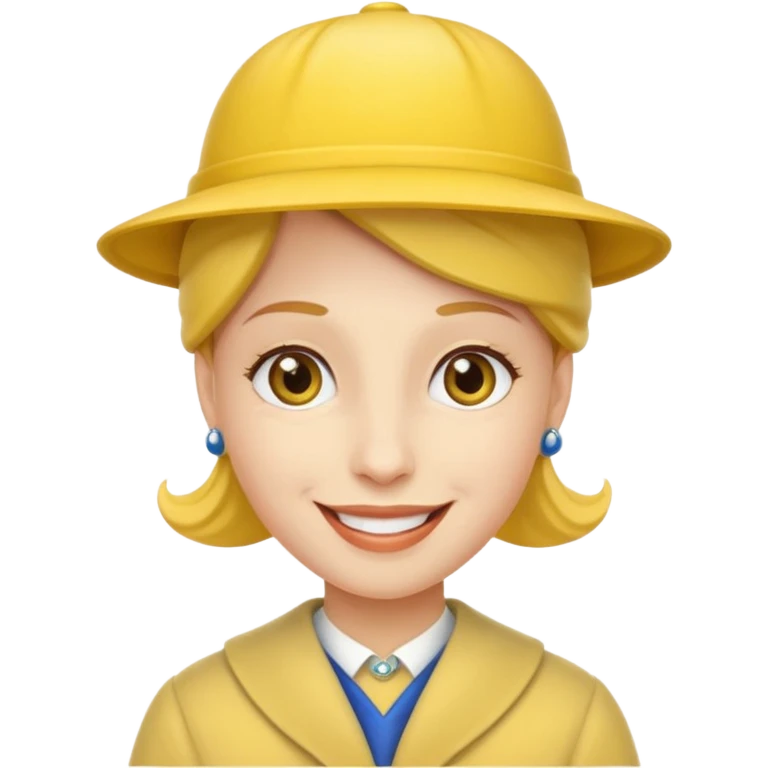 royal with yellow hat emoji