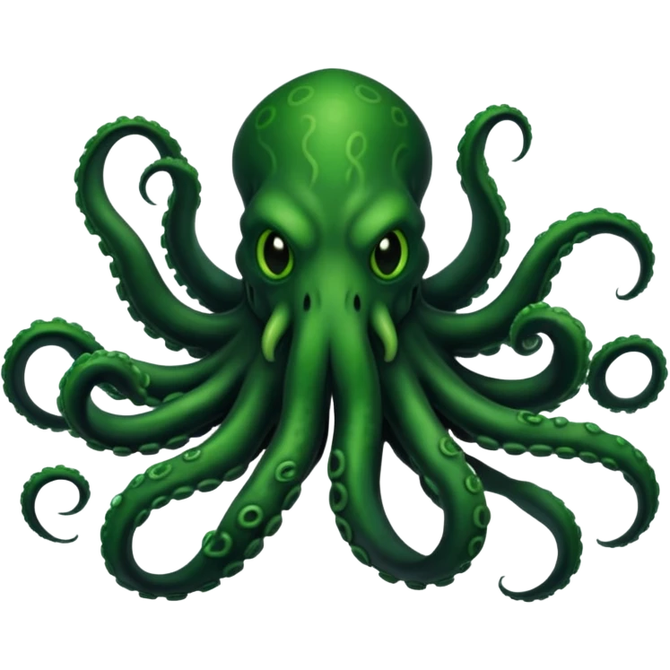 black Cthulhu  emoji