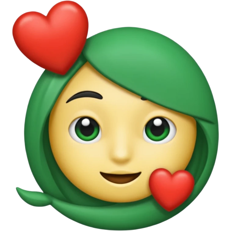 ♥️🤍💚 emoji