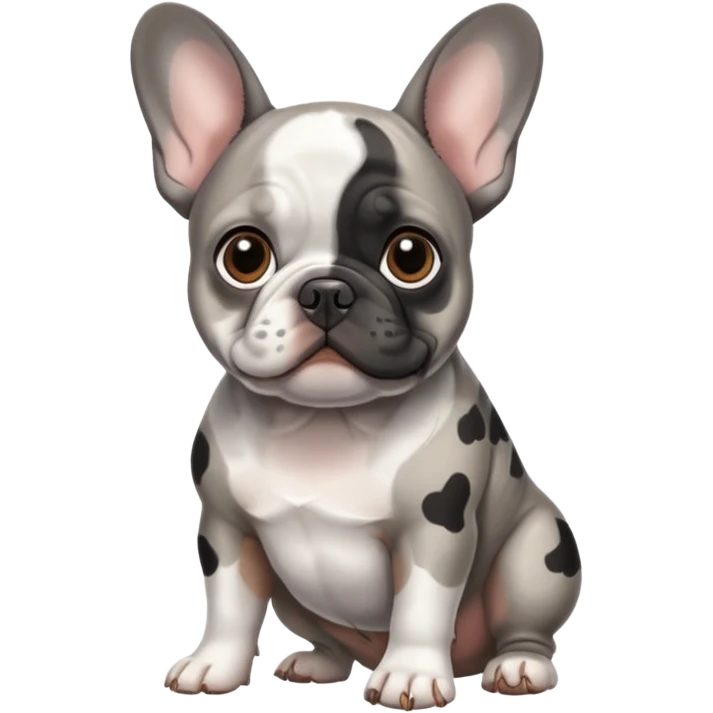 French bulldog Merle  emoji