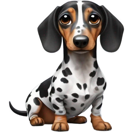 arlequim dachshund emoji