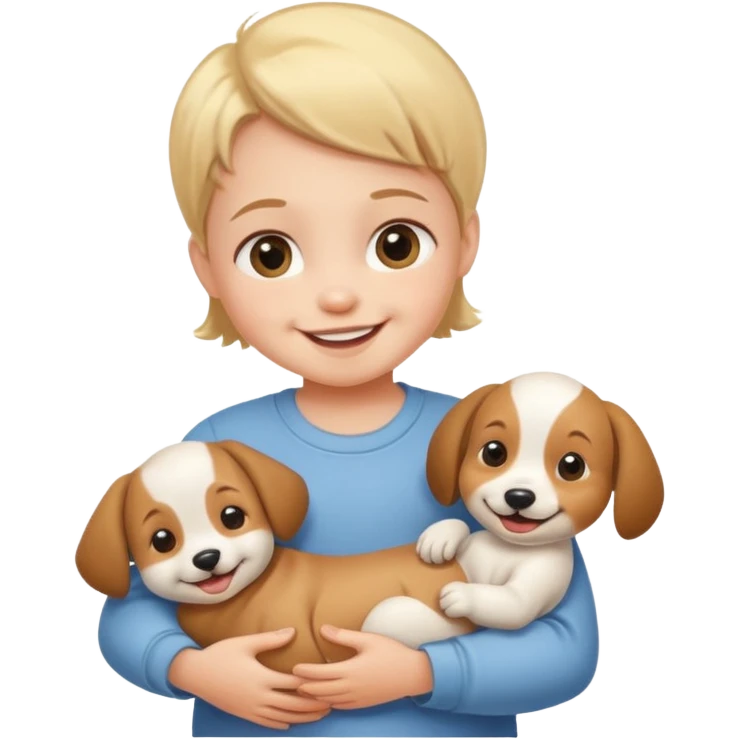 Baby with Dog. emoji