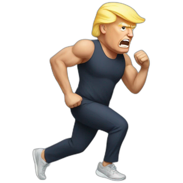Trump Exercising emoji