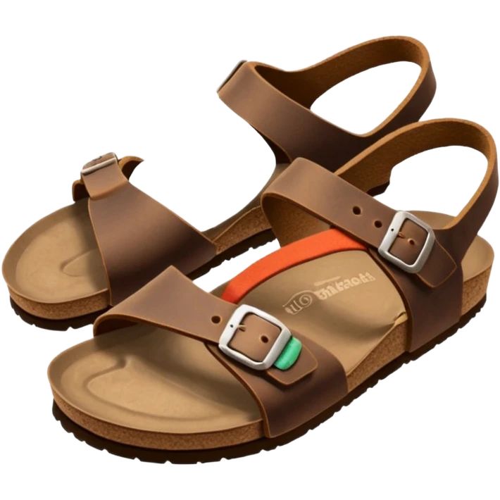 Birkenstock brown emoji