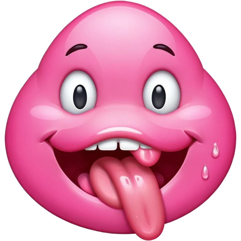 drooling tongue out emoji  emoji