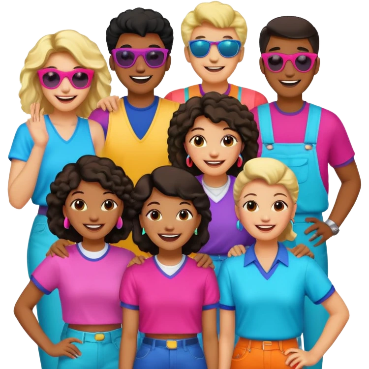 80'S CELEBRITIES emoji
