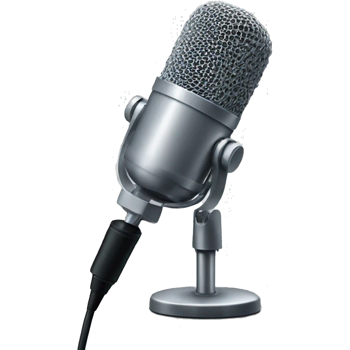 podcast microphone emoji
