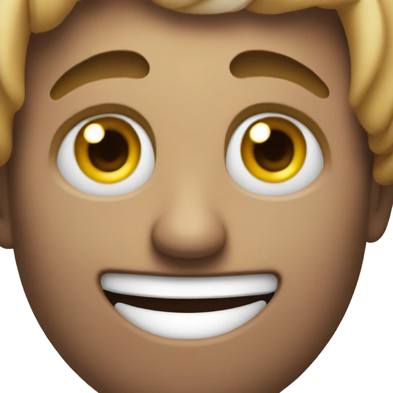 Smiling face with one of the eyes twitch emoji