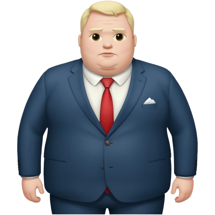 A super fat guy emoji