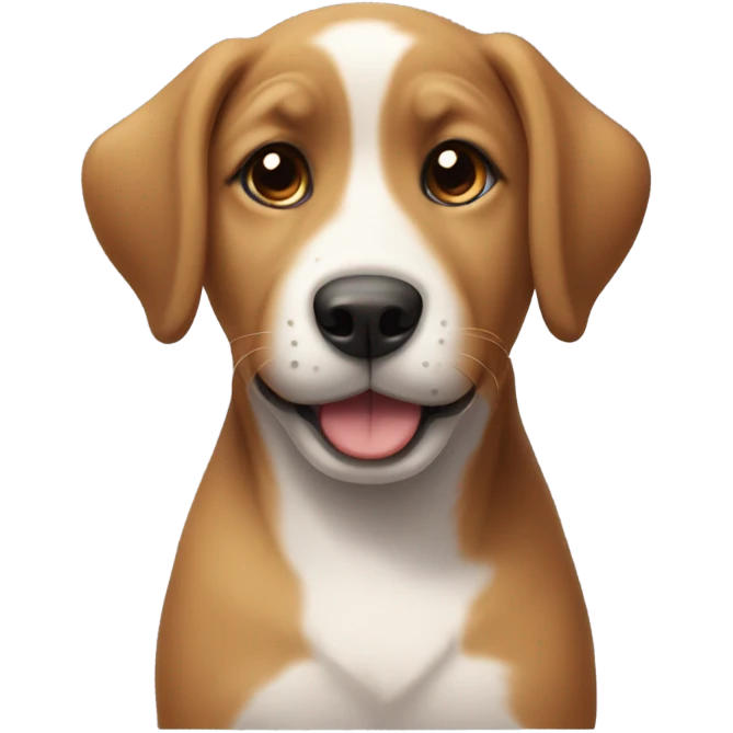 Puppy with short hair emoji