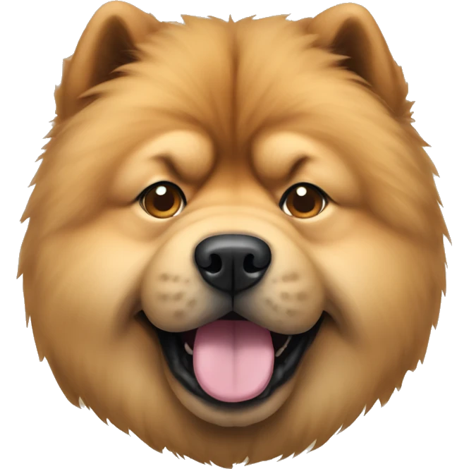 Chow chow dog  emoji