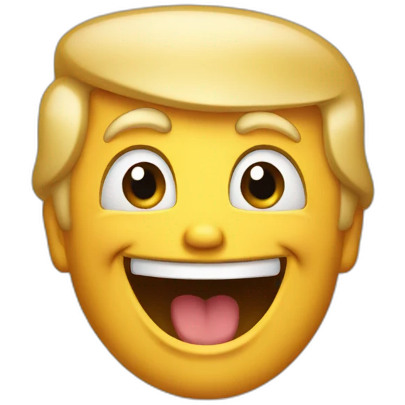 Donald trump laugh emoji