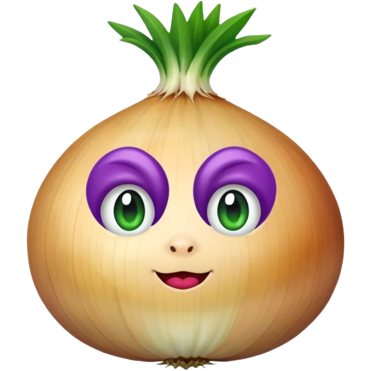 an onion chibi emoji